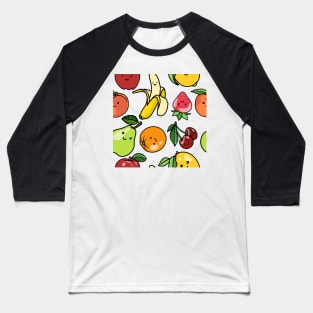 Happy Fruit Salad Baseball T-Shirt